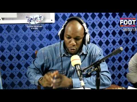 SPORTFM TV - PLATEAU FOOT EUROPE DU 09 MARS PRESENTE PAR ANGELO FOLLYKOE